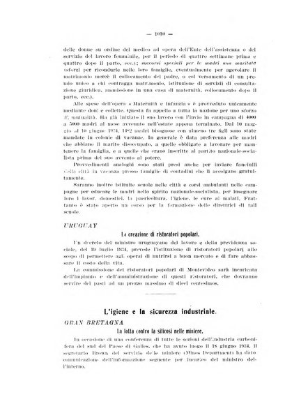 Informazioni sociali pubblicazione mensile curata dall'Ufficio corrispondente di Roma dell'Ufficio internazionale del lavoro, Ginevra