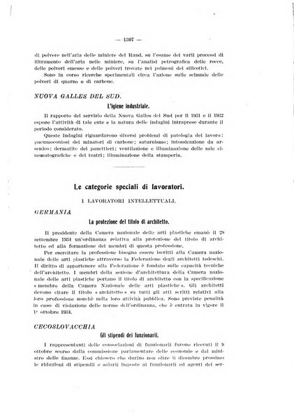 Informazioni sociali pubblicazione mensile curata dall'Ufficio corrispondente di Roma dell'Ufficio internazionale del lavoro, Ginevra