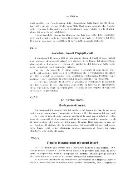 Informazioni sociali pubblicazione mensile curata dall'Ufficio corrispondente di Roma dell'Ufficio internazionale del lavoro, Ginevra