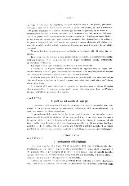 Informazioni sociali pubblicazione mensile curata dall'Ufficio corrispondente di Roma dell'Ufficio internazionale del lavoro, Ginevra