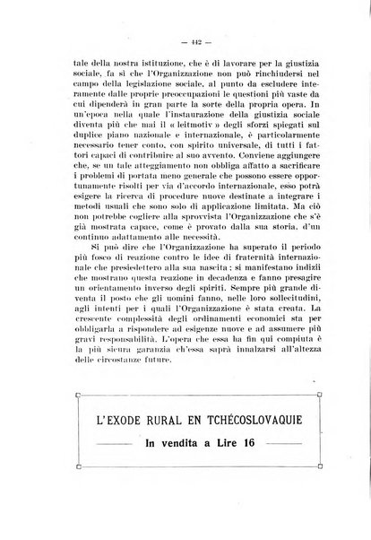 Informazioni sociali pubblicazione mensile curata dall'Ufficio corrispondente di Roma dell'Ufficio internazionale del lavoro, Ginevra