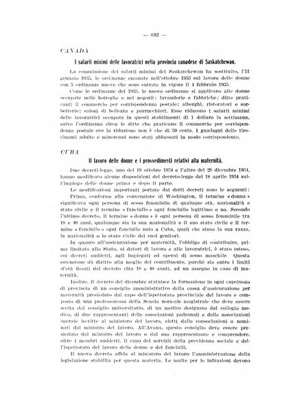 Informazioni sociali pubblicazione mensile curata dall'Ufficio corrispondente di Roma dell'Ufficio internazionale del lavoro, Ginevra