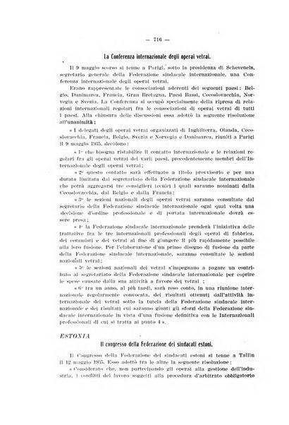 Informazioni sociali pubblicazione mensile curata dall'Ufficio corrispondente di Roma dell'Ufficio internazionale del lavoro, Ginevra