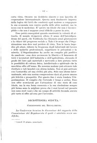 Informazioni sociali pubblicazione mensile curata dall'Ufficio corrispondente di Roma dell'Ufficio internazionale del lavoro, Ginevra