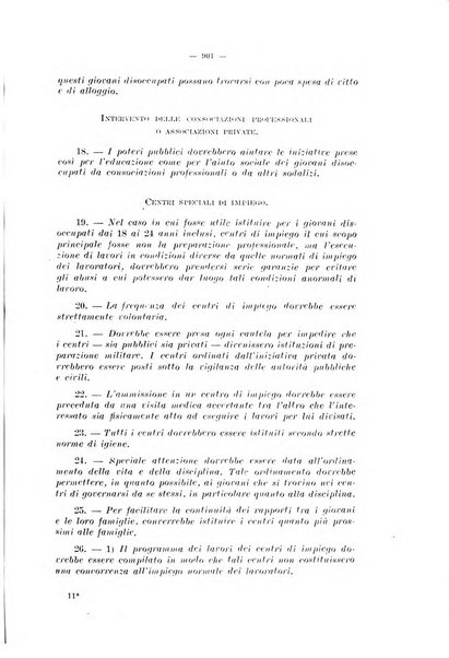 Informazioni sociali pubblicazione mensile curata dall'Ufficio corrispondente di Roma dell'Ufficio internazionale del lavoro, Ginevra