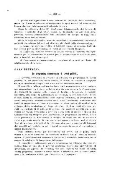 Informazioni sociali pubblicazione mensile curata dall'Ufficio corrispondente di Roma dell'Ufficio internazionale del lavoro, Ginevra