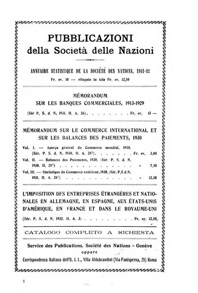 Informazioni sociali pubblicazione mensile curata dall'Ufficio corrispondente di Roma dell'Ufficio internazionale del lavoro, Ginevra