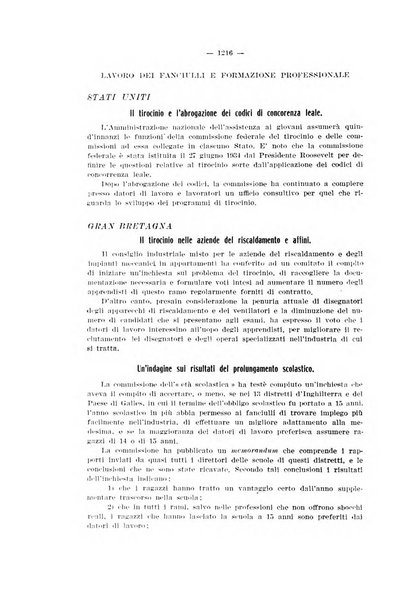 Informazioni sociali pubblicazione mensile curata dall'Ufficio corrispondente di Roma dell'Ufficio internazionale del lavoro, Ginevra