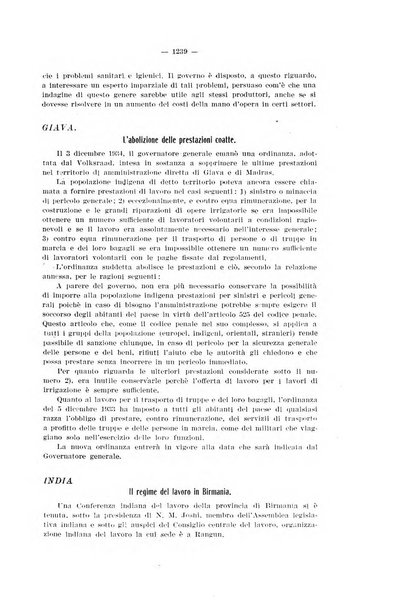 Informazioni sociali pubblicazione mensile curata dall'Ufficio corrispondente di Roma dell'Ufficio internazionale del lavoro, Ginevra