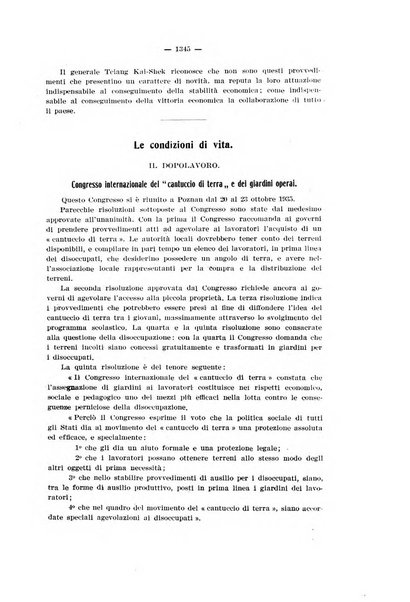 Informazioni sociali pubblicazione mensile curata dall'Ufficio corrispondente di Roma dell'Ufficio internazionale del lavoro, Ginevra