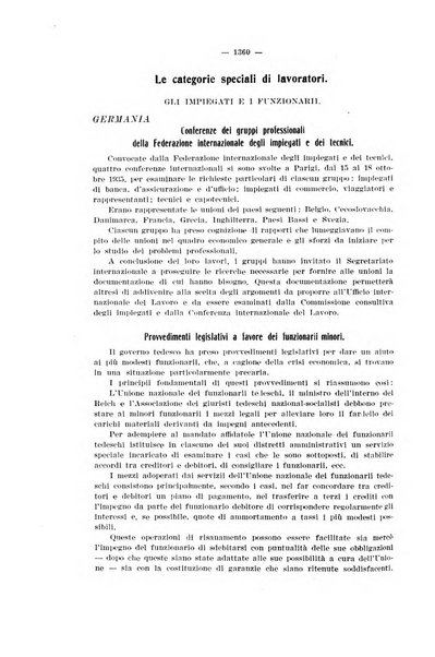 Informazioni sociali pubblicazione mensile curata dall'Ufficio corrispondente di Roma dell'Ufficio internazionale del lavoro, Ginevra