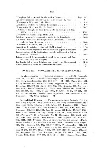 Informazioni sociali pubblicazione mensile curata dall'Ufficio corrispondente di Roma dell'Ufficio internazionale del lavoro, Ginevra