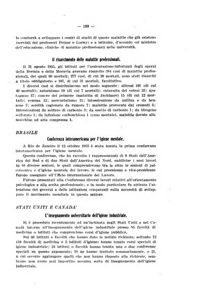 Informazioni sociali pubblicazione mensile curata dall'Ufficio corrispondente di Roma dell'Ufficio internazionale del lavoro, Ginevra