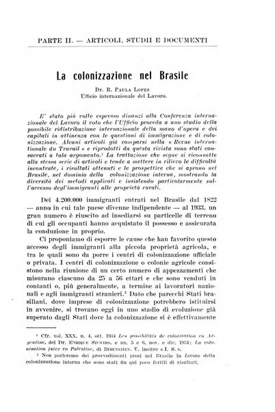 Informazioni sociali pubblicazione mensile curata dall'Ufficio corrispondente di Roma dell'Ufficio internazionale del lavoro, Ginevra