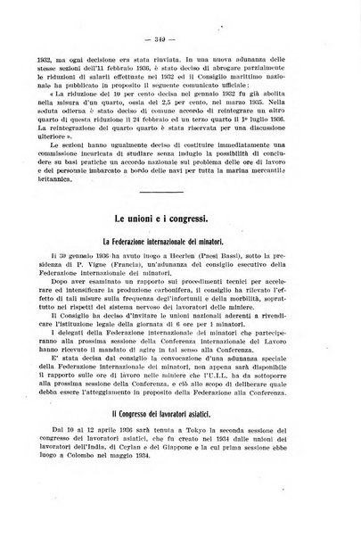 Informazioni sociali pubblicazione mensile curata dall'Ufficio corrispondente di Roma dell'Ufficio internazionale del lavoro, Ginevra