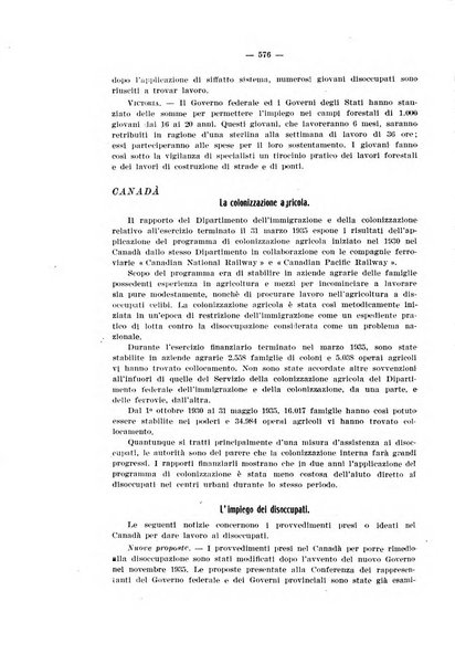 Informazioni sociali pubblicazione mensile curata dall'Ufficio corrispondente di Roma dell'Ufficio internazionale del lavoro, Ginevra