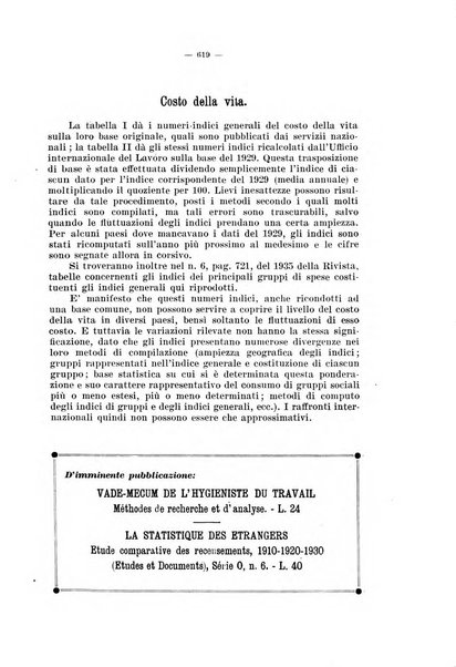 Informazioni sociali pubblicazione mensile curata dall'Ufficio corrispondente di Roma dell'Ufficio internazionale del lavoro, Ginevra