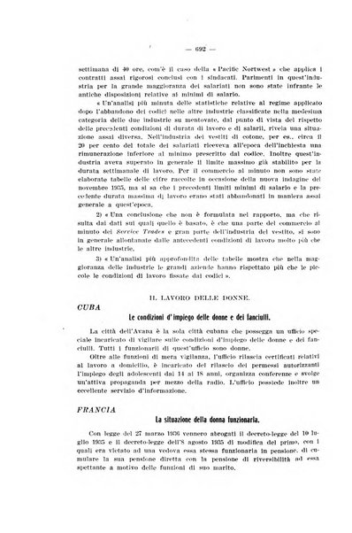 Informazioni sociali pubblicazione mensile curata dall'Ufficio corrispondente di Roma dell'Ufficio internazionale del lavoro, Ginevra