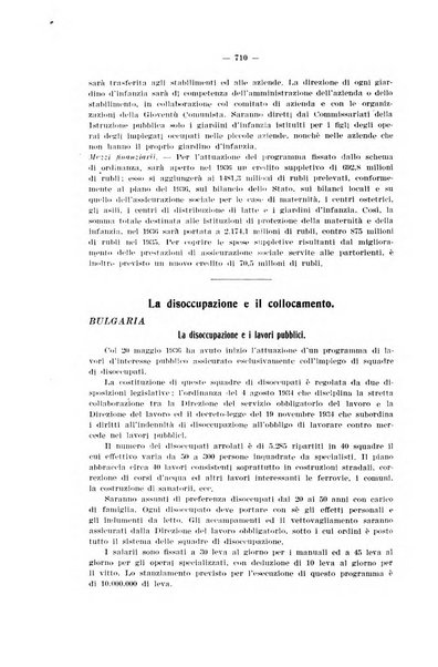 Informazioni sociali pubblicazione mensile curata dall'Ufficio corrispondente di Roma dell'Ufficio internazionale del lavoro, Ginevra