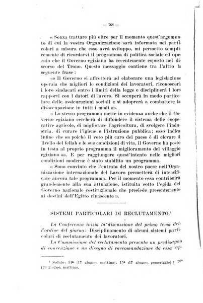 Informazioni sociali pubblicazione mensile curata dall'Ufficio corrispondente di Roma dell'Ufficio internazionale del lavoro, Ginevra