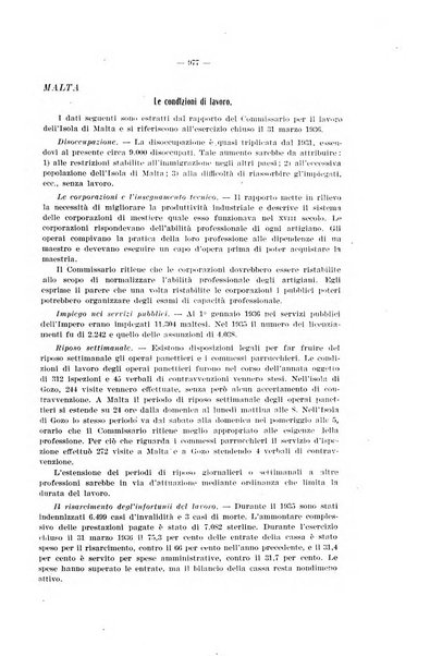 Informazioni sociali pubblicazione mensile curata dall'Ufficio corrispondente di Roma dell'Ufficio internazionale del lavoro, Ginevra