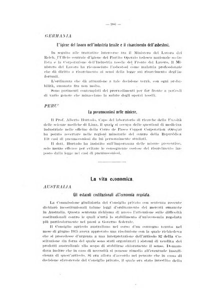 Informazioni sociali pubblicazione mensile curata dall'Ufficio corrispondente di Roma dell'Ufficio internazionale del lavoro, Ginevra