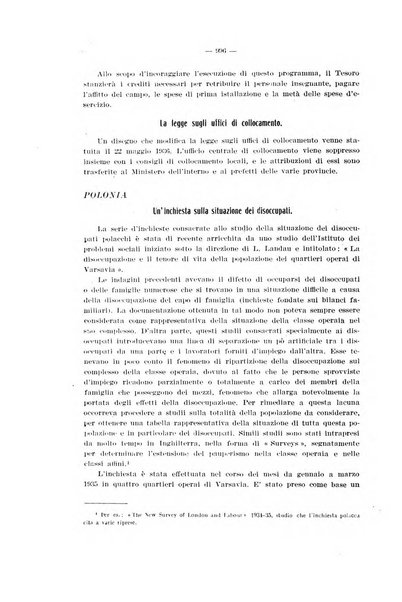 Informazioni sociali pubblicazione mensile curata dall'Ufficio corrispondente di Roma dell'Ufficio internazionale del lavoro, Ginevra