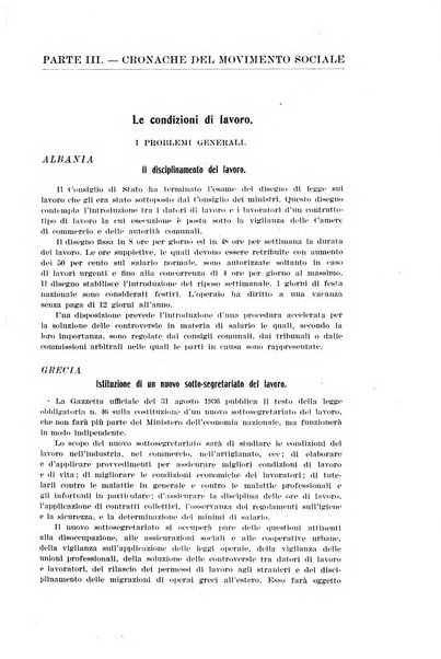 Informazioni sociali pubblicazione mensile curata dall'Ufficio corrispondente di Roma dell'Ufficio internazionale del lavoro, Ginevra