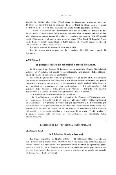 Informazioni sociali pubblicazione mensile curata dall'Ufficio corrispondente di Roma dell'Ufficio internazionale del lavoro, Ginevra