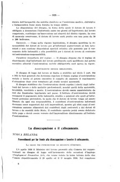 Informazioni sociali pubblicazione mensile curata dall'Ufficio corrispondente di Roma dell'Ufficio internazionale del lavoro, Ginevra