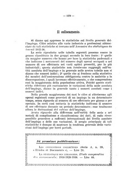 Informazioni sociali pubblicazione mensile curata dall'Ufficio corrispondente di Roma dell'Ufficio internazionale del lavoro, Ginevra