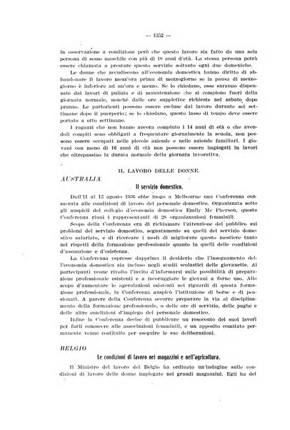 Informazioni sociali pubblicazione mensile curata dall'Ufficio corrispondente di Roma dell'Ufficio internazionale del lavoro, Ginevra