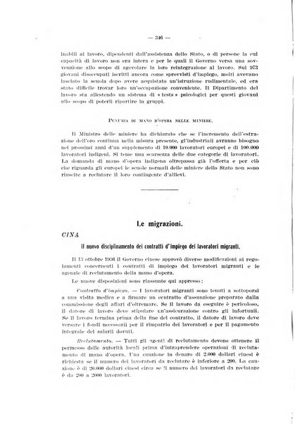 Informazioni sociali pubblicazione mensile curata dall'Ufficio corrispondente di Roma dell'Ufficio internazionale del lavoro, Ginevra