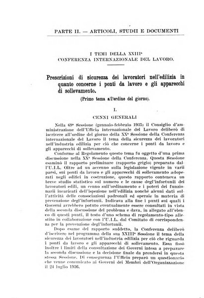 Informazioni sociali pubblicazione mensile curata dall'Ufficio corrispondente di Roma dell'Ufficio internazionale del lavoro, Ginevra