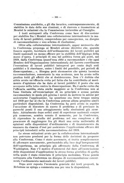 Informazioni sociali pubblicazione mensile curata dall'Ufficio corrispondente di Roma dell'Ufficio internazionale del lavoro, Ginevra