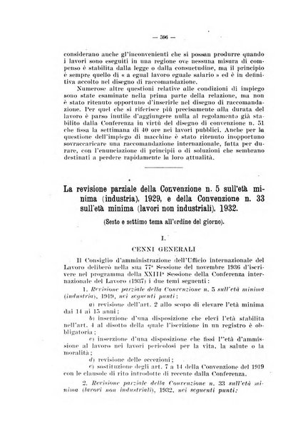 Informazioni sociali pubblicazione mensile curata dall'Ufficio corrispondente di Roma dell'Ufficio internazionale del lavoro, Ginevra