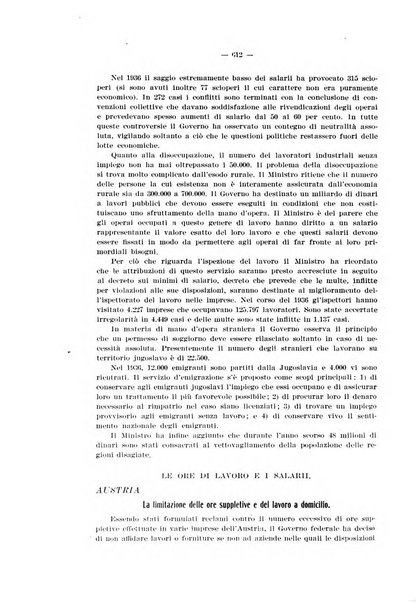 Informazioni sociali pubblicazione mensile curata dall'Ufficio corrispondente di Roma dell'Ufficio internazionale del lavoro, Ginevra