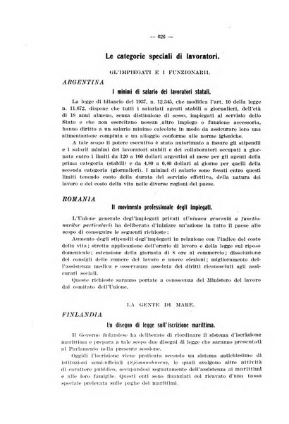 Informazioni sociali pubblicazione mensile curata dall'Ufficio corrispondente di Roma dell'Ufficio internazionale del lavoro, Ginevra