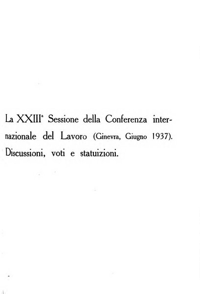 Informazioni sociali pubblicazione mensile curata dall'Ufficio corrispondente di Roma dell'Ufficio internazionale del lavoro, Ginevra