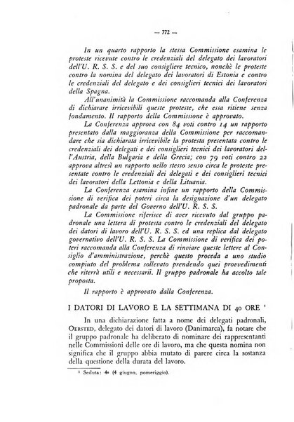 Informazioni sociali pubblicazione mensile curata dall'Ufficio corrispondente di Roma dell'Ufficio internazionale del lavoro, Ginevra