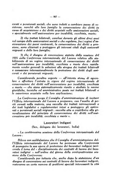 Informazioni sociali pubblicazione mensile curata dall'Ufficio corrispondente di Roma dell'Ufficio internazionale del lavoro, Ginevra