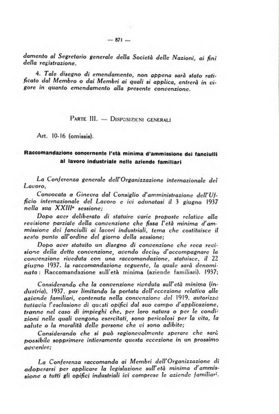 Informazioni sociali pubblicazione mensile curata dall'Ufficio corrispondente di Roma dell'Ufficio internazionale del lavoro, Ginevra