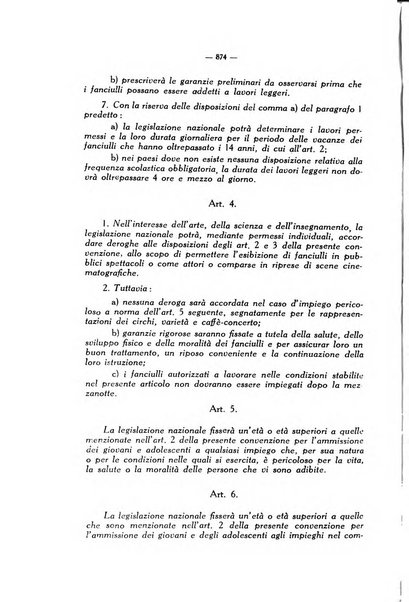 Informazioni sociali pubblicazione mensile curata dall'Ufficio corrispondente di Roma dell'Ufficio internazionale del lavoro, Ginevra