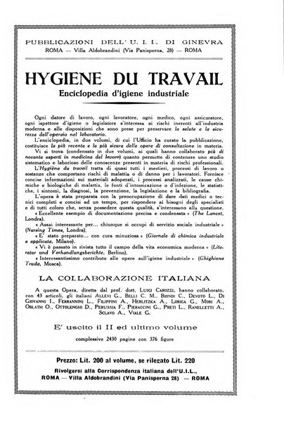 Informazioni sociali pubblicazione mensile curata dall'Ufficio corrispondente di Roma dell'Ufficio internazionale del lavoro, Ginevra