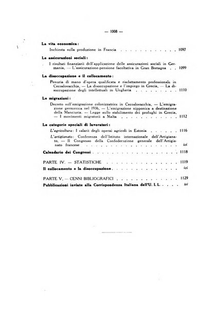 Informazioni sociali pubblicazione mensile curata dall'Ufficio corrispondente di Roma dell'Ufficio internazionale del lavoro, Ginevra