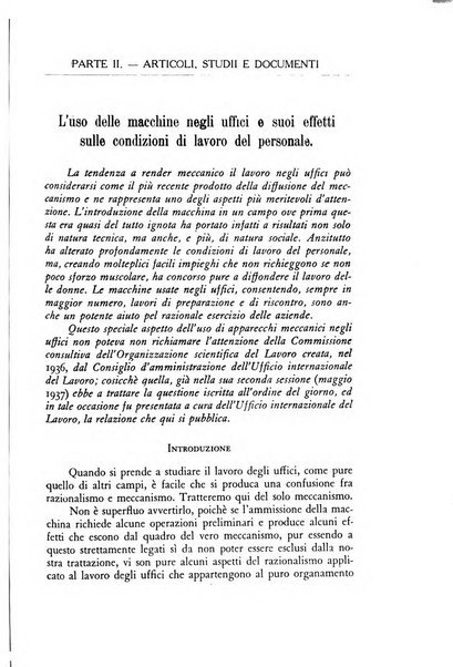 Informazioni sociali pubblicazione mensile curata dall'Ufficio corrispondente di Roma dell'Ufficio internazionale del lavoro, Ginevra