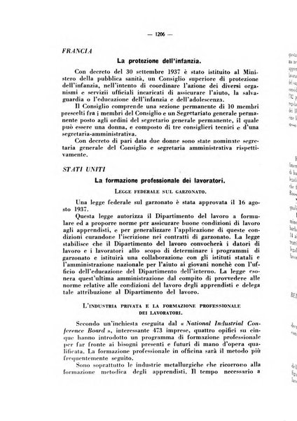 Informazioni sociali pubblicazione mensile curata dall'Ufficio corrispondente di Roma dell'Ufficio internazionale del lavoro, Ginevra