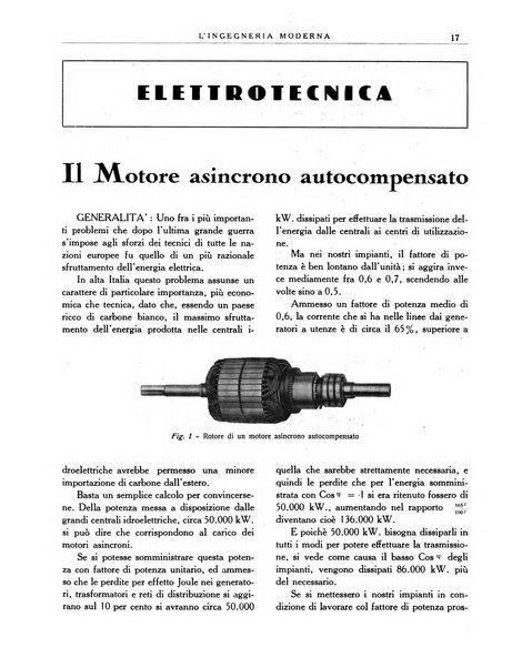 L'Ingegneria moderna rassegna di tecnologie industriali, agrarie, edilizie, idrauliche, stradali, ferroviarie