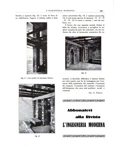 L'Ingegneria moderna rassegna di tecnologie industriali, agrarie, edilizie, idrauliche, stradali, ferroviarie