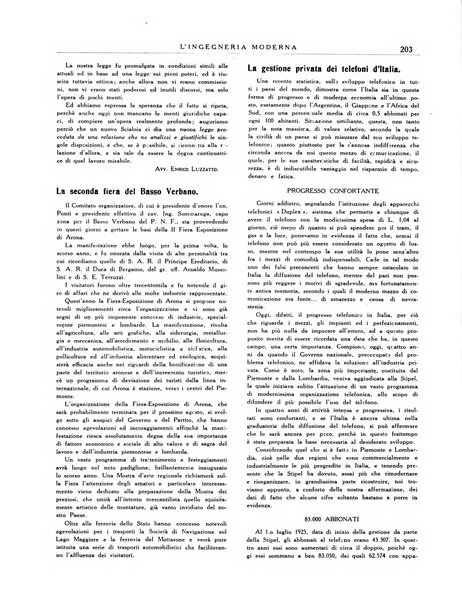 L'Ingegneria moderna rassegna di tecnologie industriali, agrarie, edilizie, idrauliche, stradali, ferroviarie